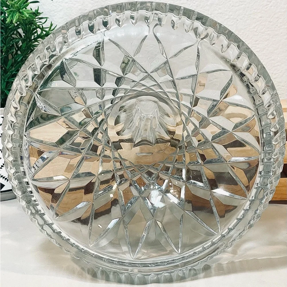 Waterford Lismore Etched Crystal Detailed Ships Decanter w Stopper | EUC